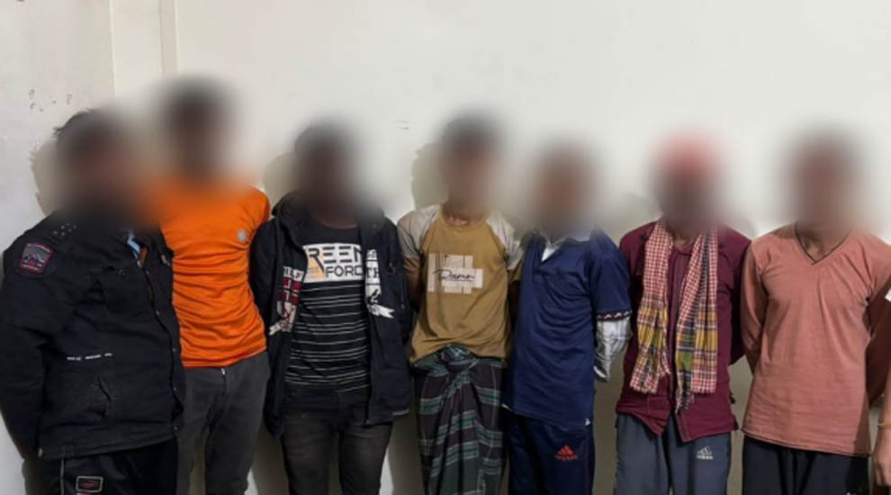 সিলেটের কানিশাইল থেকে গ্রেপ্তার ৭ জন