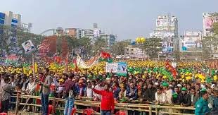 সিলেটে বিএনপির জনসভা ঘিরে আলিয়া মাদরাসা মাঠে জনস্রোত