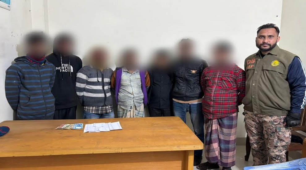 সিলেটের শাহী ঈদগাহ থেকে গ্রেপ্তার ৭জন