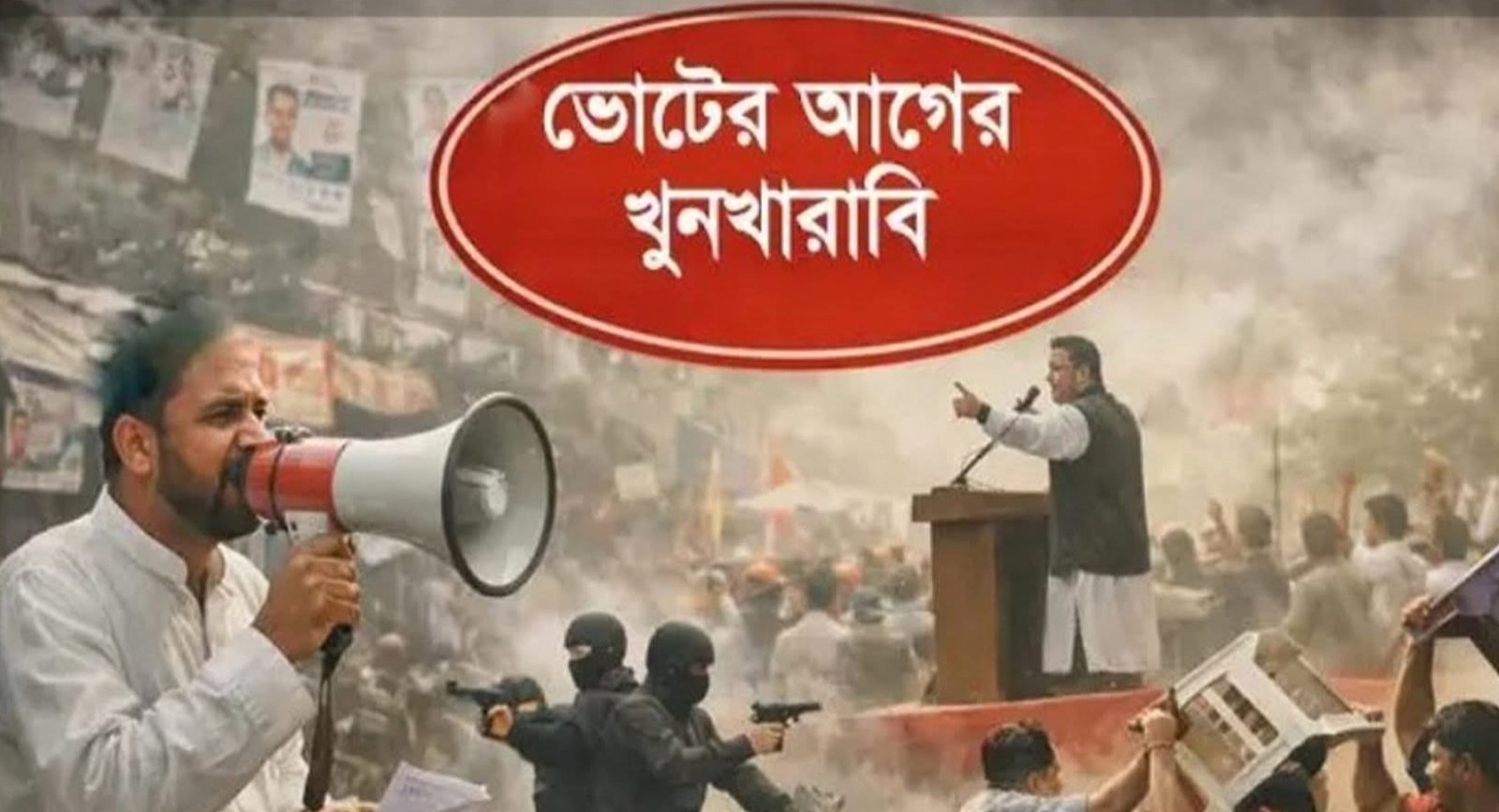 ভোটের আগে খু ন খারাবি