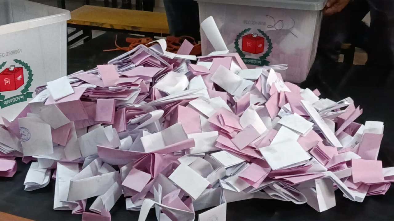 সিলেটে ভোটগ্রহণ শেষ, চলছে গণনা