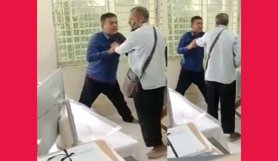 সিলেটে তহশিলদার ও অফিস সহায়কের মারামারি, ভিডিও ভাইরাল