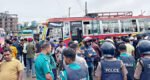 সিলেটে পরিবহন শ্রমিকদের দুই গ্রুপের সংঘর্ষ: বাস ও কাউন্টার ভাঙচুর