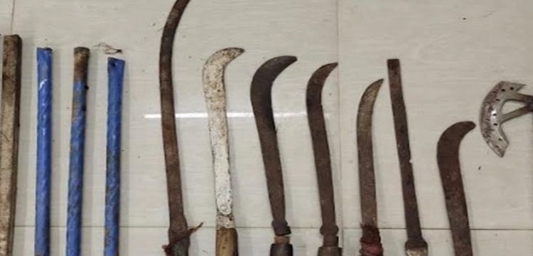 হবিগঞ্জে অভিযানে বিপুল দেশীয় অস্ত্র উদ্ধার