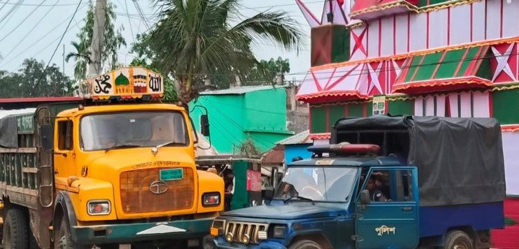 চুনারুঘাটে অবৈধভাবে বালু বিক্রির অভিযোগ, ৩টি ট্রাক জব্দ