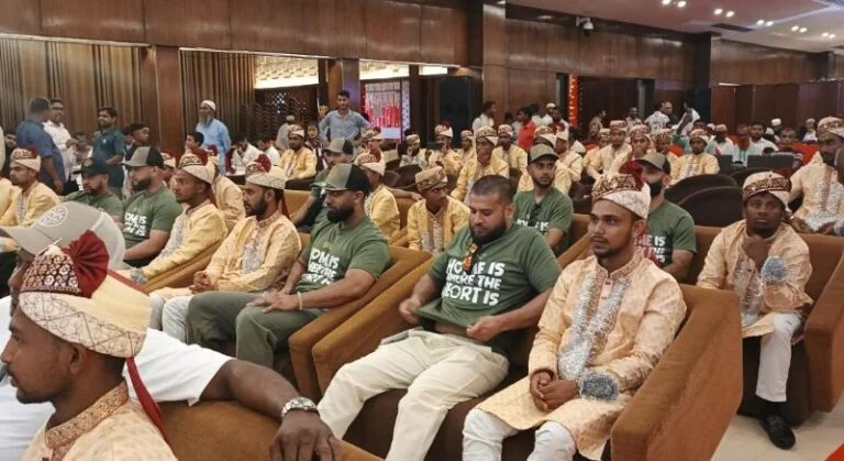 সিলেটে গণবিবাহে ৬৩ দম্পতির নতুন জীবন শুরু