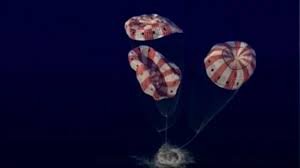 চন্দ্রাভিযান শেষে পৃথিবীতে ফিরল আর্টেমিস-২