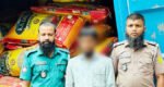 আম্বরখানায় কাভার্ডভ্যান ভর্তি ভারতীয় পণ্যসহ আটক ১