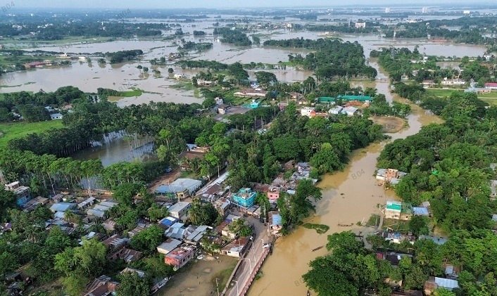 ভারতে ভারী বৃষ্টি, সিলেটে বন্যার শঙ্কা