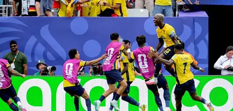 তীব্র লড়াইয়ে জার্মানিকে হারিয়ে নকআউট নিশ্চিত ইকুয়েডরের