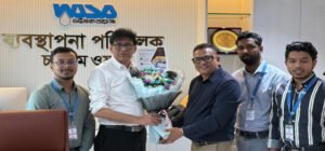 চট্টগ্রাম ওয়াসার ব্যবস্থাপনা পরিচালককে এসএ ইঞ্জিনিয়ারিংয়ের সংবর্ধনা