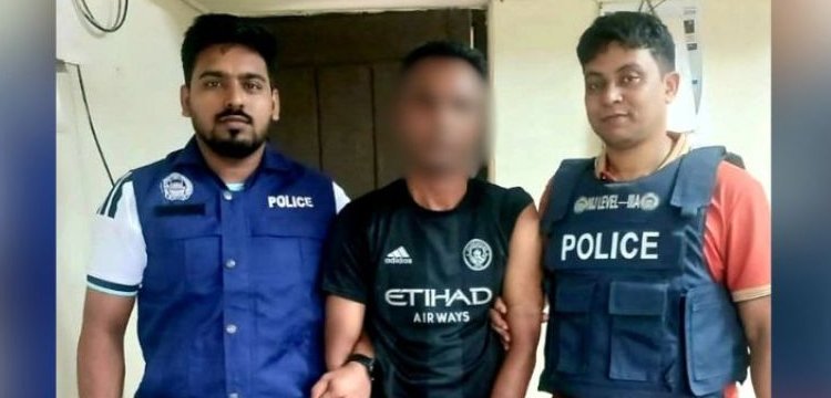 নবীগঞ্জে অস্ত্রসহ সন্দেহভাজন ছিনতাইকারী আটক