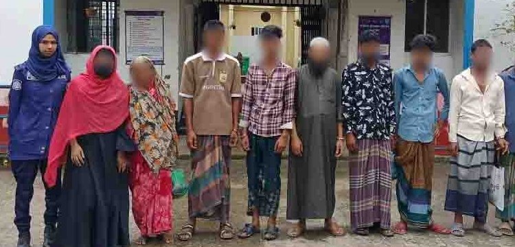 কানাইঘাট থানা পুলিশের অভিযানে গ্রেফতার-৯