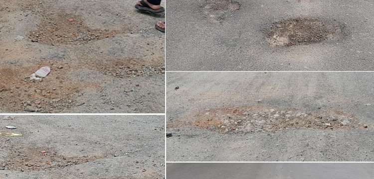 গোয়াইনঘাটে নির্মাণ শেষ না হতেই উঠছে কার্পেটিং, সড়ক সংস্কারে অনিয়ম