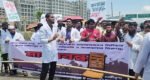 হাসপাতাল চালুর দাবিতে শিক্ষার্থীদের সুনামগঞ্জ-সিলেট মহাসড়ক অবরোধ