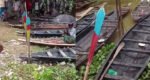 হাওরে নতুন পানি, জগন্নাথপুরে জমে উঠেছে নৌকার হাট