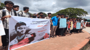 শহীদ রুদ্র সেনের স্মৃতি সংরক্ষণে শাবিপ্রবিতে শিক্ষার্থীদের ২ দফা দাবি