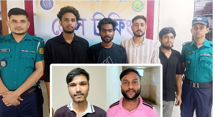 সিলেট নগরের বিভিন্ন এলাকায় অভিযান, গ্রেপ্তার ছাত্রলীগের ৬ নেতাকর্মী